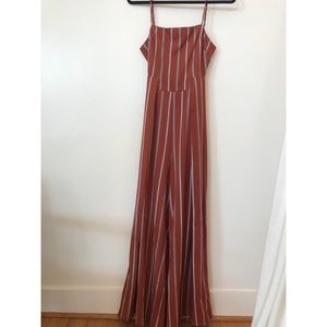 Pin striped jumpsuit